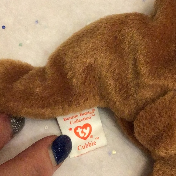 TY Original Beanie Baby retired vintage 1993, new w tags , CUBBIE, - Picture 5 of 8